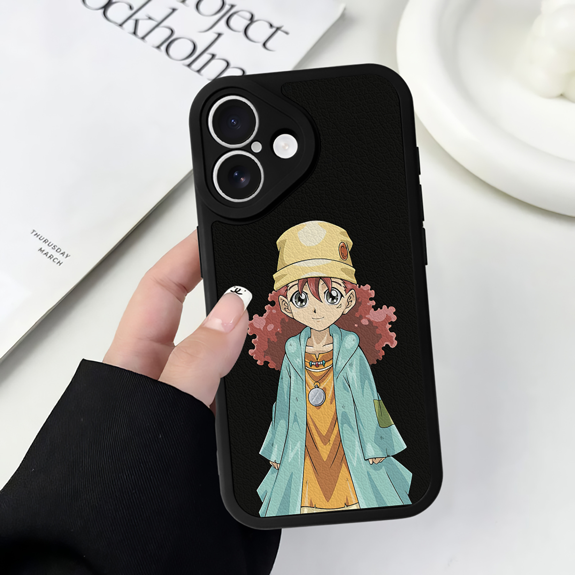 遊☆戯☆王 Yu-Gi-Oh! 【iPhone 16シリーズ対応】シリコンスマホケース（レザー調） 材質：シリコン